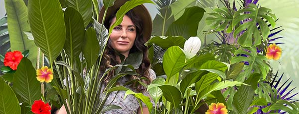 Tropical chic: le jardin des rêves